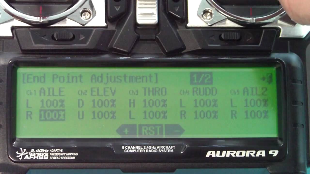 AURORA 9 9-kanálová 2.4GHz, Optima9, TX aku
