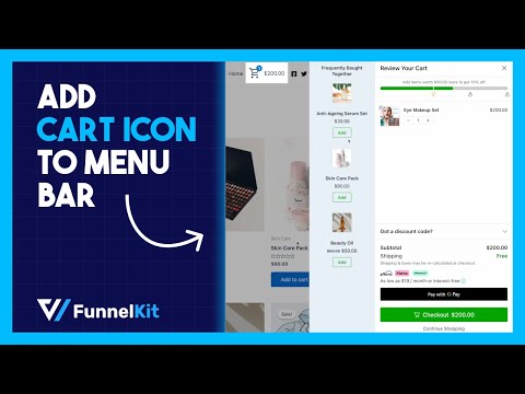 How to Add WooCommerce Cart Icon to Menu Bar for Free