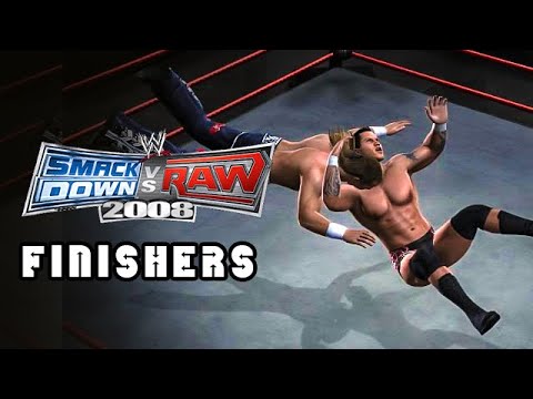 WWE SmackDown vs. Raw 2008 Finishers in HD
