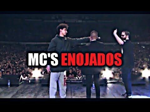 MC'S QUE SE FUERON ENOJADOS/FRUSTRADOS DEL ESCENARIO