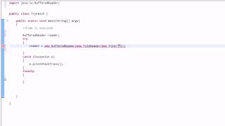 Learning Java: Part 18: Running Code Despite Errors Using try, catch and finally Statements