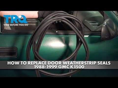 How to Replace Door Weatherstrip Seals 1988-1999 GMC K1500