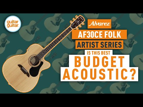 Alvarez AF30CE Artist, Folk/OM Acoustic-Electric Cutaway Guitar Bild 9