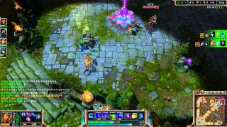 Yasuo is sacrificed in the opposite side and Swain OP