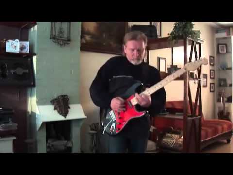 Ger Peper Blackie in Red with Bare Knuckel Irish tour Pick ups