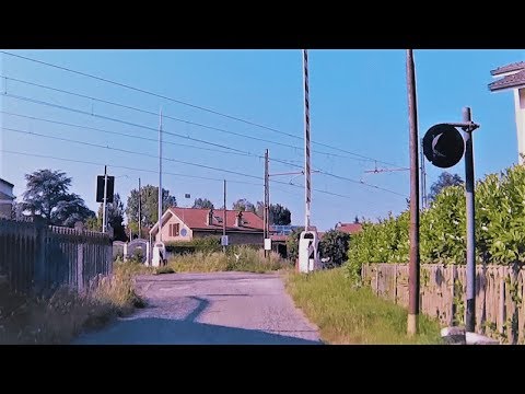 Passaggio a livello Strada Cascinetta (AL) # railroad crossing # spoorwegovergang # bahnübergang