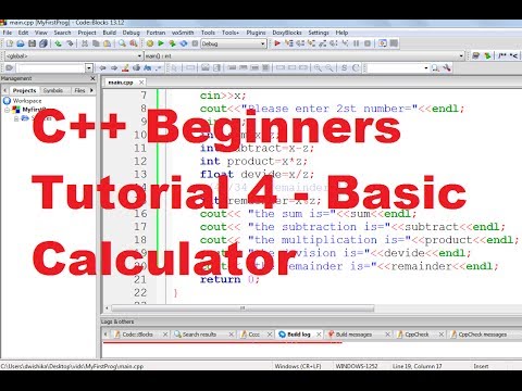 C Tutorial for Beginners 1 Installing CodeBlocks and Getting Started For Absolute Beginners