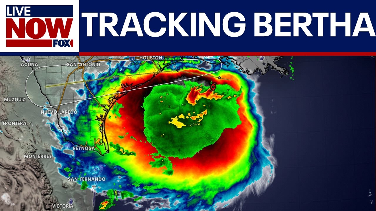 TS Bertha races toward 2nd landfall on Texas coastline