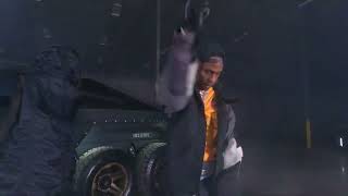 Visual effects scene from BACKR00MS video by Playboi Carti