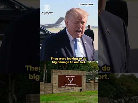 Trump on the 5 men arrested near a U.S.-used air base in Britain #shorts