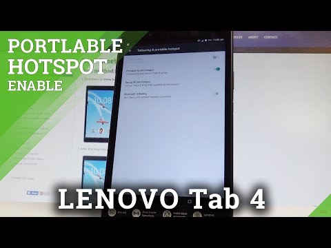 How to Enable Portable Hotspot on LENOVO Tab 4 LTE - Share Wi-Fi |HardReset.Info