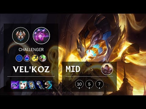 Vel'Koz Mid vs Jayce - EUW Challenger Patch 10.8