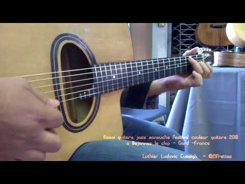 Essai jazz manouche grande bouche  - Festival Méjannes le clap - salon de lutherie