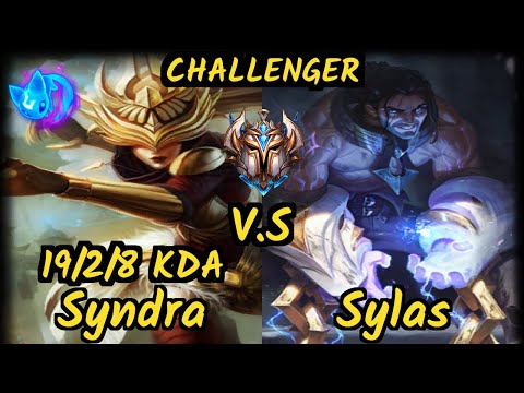 UP Anyyy (SYNDRA) vs SYLAS - 19/2/8 KDA MID CHALLENGER GAMEPLAY - BR