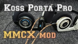 Koss Porta pro MMCX detachable mod Tutorial