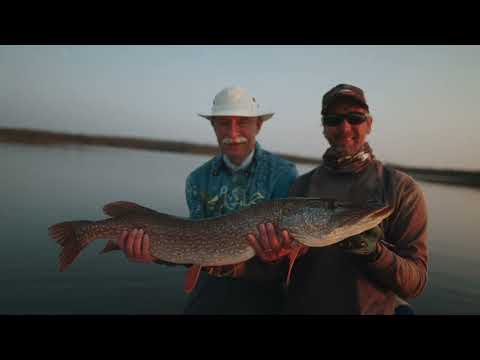 Fly-in Fishing For Trophy Pike - Dunlop's Fly-in Lodge - YouTube