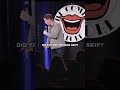 Man skips to the toilet