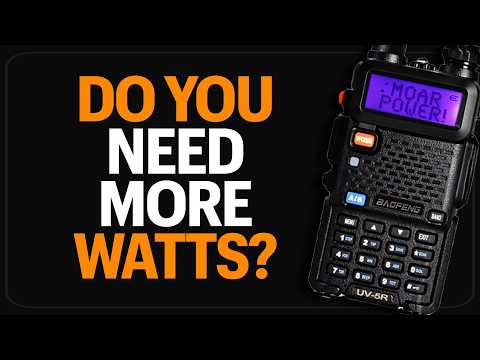 Baofeng UV-5R - Does More Power Give More Range? Can You Transmit Farther With More Watts?