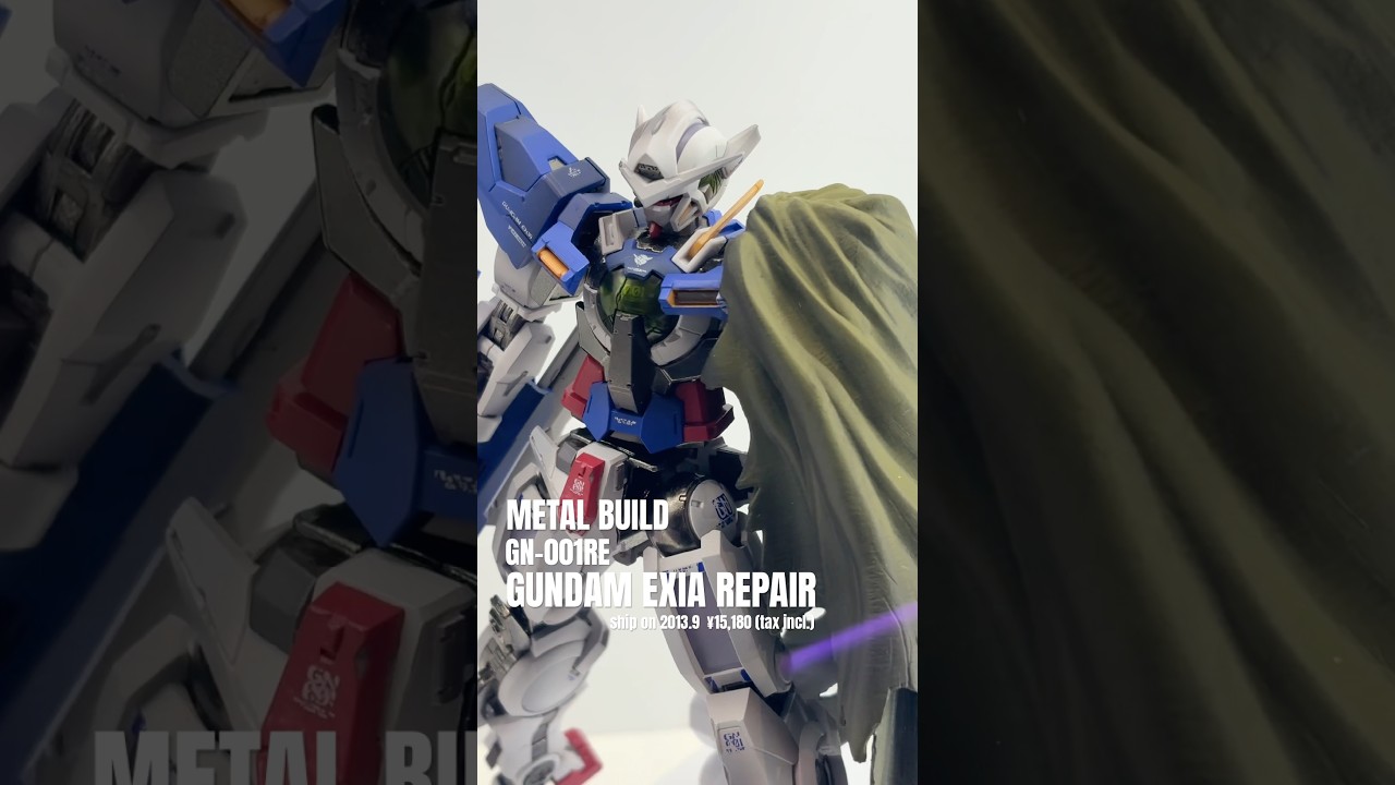 【ガンダム展示】メタルビルド ガンダムエクシアリペア！2013年9月発売！魂ネイションズストア東京にてMETAL BUILD EXPO 開催中！ #秋葉原 #figure
