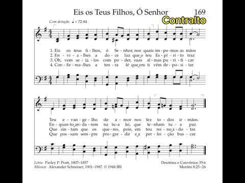 Eis os Teus Filhos, Ó Senhor | Contralto 🎹