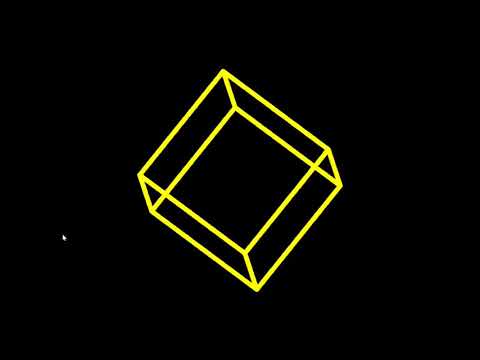 Basic Rotating 3D Cube Tutorial FOR  BEGINNERS -libraries