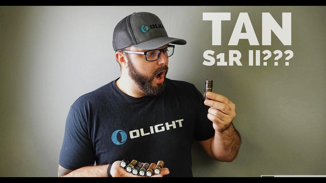 Olight S1R Baton II Desert Tan - 1000 Lumens