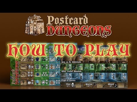 Postcard Dungeons - Full Base Game Tutorial