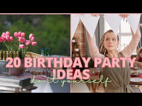 Birthday Ideas || 20 Party & Other fun Ideas To celebrate Birthday || #viralvideos #birthday