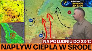 Ocieplenie i poprawa pogody. Do 22°C i fen. W czwartek załamanie pogody, front, 