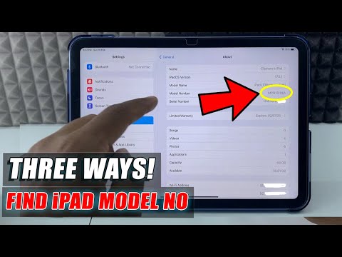 How to Find your iPad Model Number! (3 Ways)