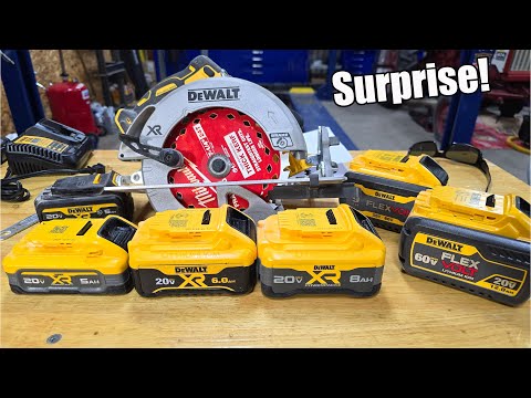 DEWALT 20V XR POWERPACK 8 Ah Battery Testing #dewalt #dewalttough