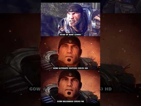 Gears of War Comparison (2006 vs Ultimate Edition vs Reloaded) #gearsofwar #gearsofwarreloaded
