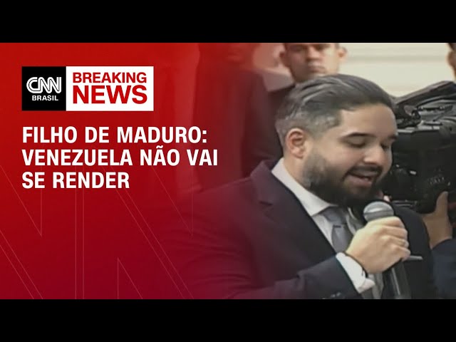 Venezuela não vai se render, diz filho de Nicolás Maduro | BASTIDORES CNN