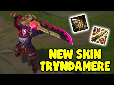 *NEW* BLOOD MOON TRYNDAMERE!! THIS SKIN IS SO EPIC?!! - League of Legends