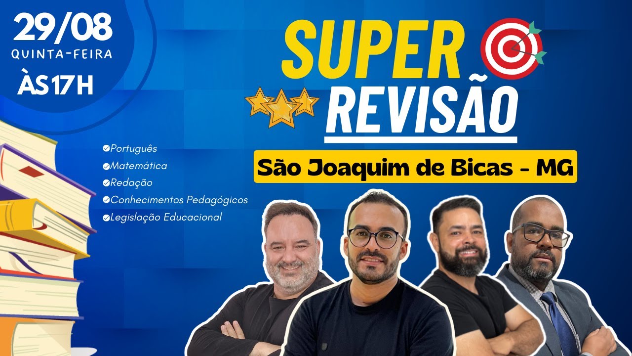SUPER REVISÃO PARA A PREFEITURA DE SÃO JOAQUIM DE BICAS-MG
