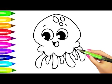 Coloring Pages For Kids Jellyfish