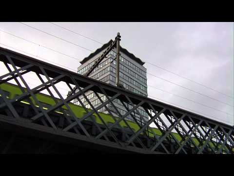 Dart Train Crossing The Liffey