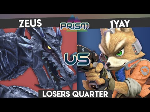 PRISM 205 -  Zeus (Ridley/Cloud) vs. 1Yay (Fox) - Losers Quarter - Smash Ultimate Singles