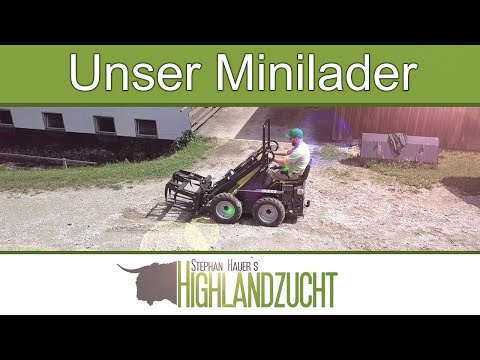 Our new mini farm loader - TUR - Stephan Hauer's Highland breeding