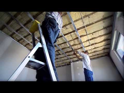 comment poser gyproc plafond