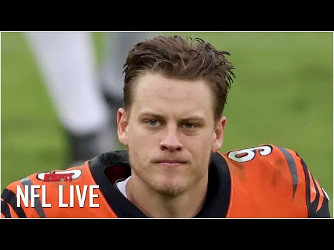 Bengals的Joe Burrow十字韌帶和內側副韌帶撕裂！NFL Live (Bengals' Joe Burrow has a torn ACL and MCL | NFL Live)
