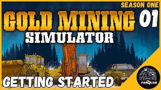 Getting Started | Gold Mining Simulator | 01 | Season One | Game Play | Let's Play