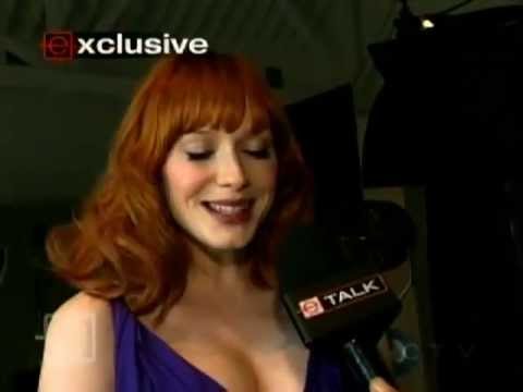 2008/09/02 ETALK: Fall Issue Cover Shoot with Christina Hendricks
