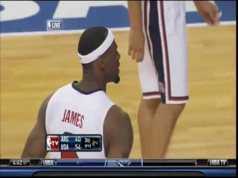 July 22, 2012 - NBATV (Game) - USA Vs. Argentina - Exhibition - Win (Spain) (04-00) (LeBron James)