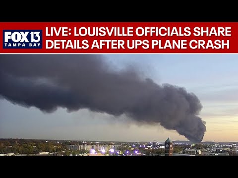 Press conference after Louisville UPS plane crash