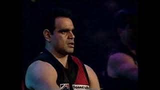 Yothu Yindi singing TREATY at 1997 Ch9 Grand Final Show. Includes Michael Long/Monkhorst on stage