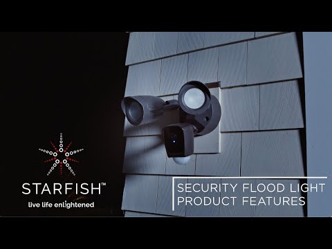 STARFISH Smart Security Flood Light and Camera Product Features