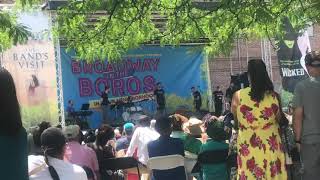 Ahmad Maksound singing Papi Hears the Ocean from The Bands Visit at broadway in the boros