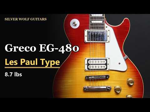 Greco EG-480 1976 - Les Paul Type - Japan Vintage - Mahogany / Maple Top - w/Hard Case - Serial D760888（26A038） Bild 26