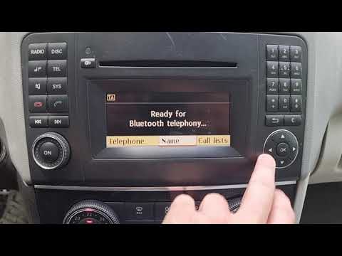 Εργοστασιακό cd player με οθόνη και Bluetooth για Mercedes-Benz ML350 2006-2011-thumb-1